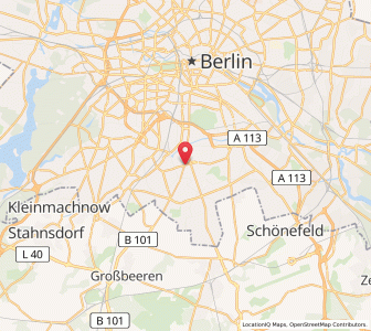 Map of Berlin-Mariendorf, Berlin