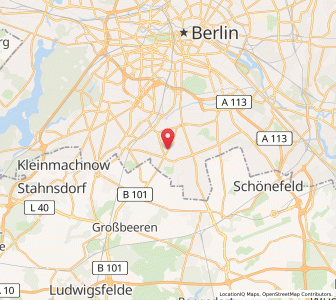 Map of Berlin-Marienfelde, Berlin