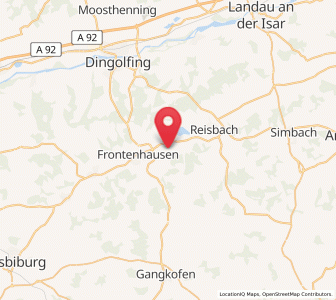 Map of Marklkofen, Bavaria