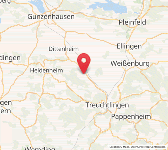 Map of Markt Berolzheim, Bavaria
