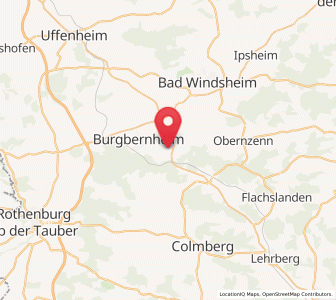 Map of Marktbergel, Bavaria