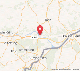 Map of Marktl am Inn, Bavaria