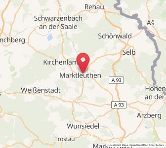 Map of Marktleuthen, Bavaria