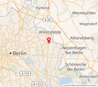 Map of Berlin-Marzahn, Berlin