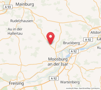 Map of Mauern, Bavaria