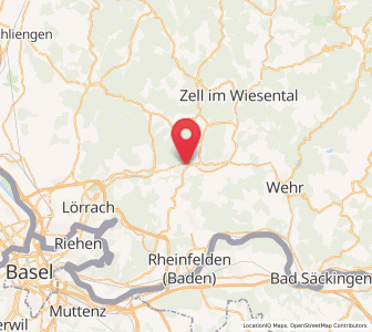 Map of Maulburg, Baden-Wurttemberg