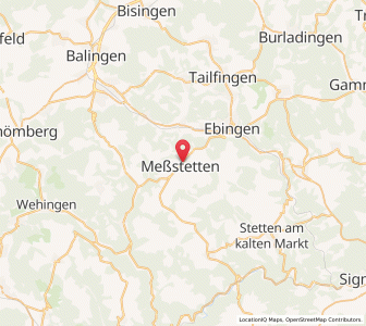 Map of Meßstetten, Baden-Wurttemberg