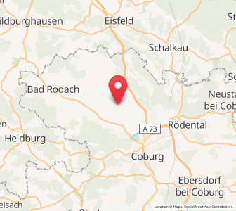 Map of Meeder, Bavaria