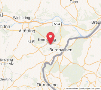 Map of Mehring (Oberbayern), Bavaria