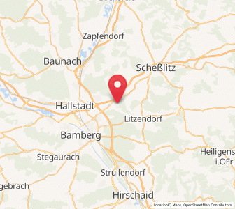 Map of Memmelsdorf, Bavaria