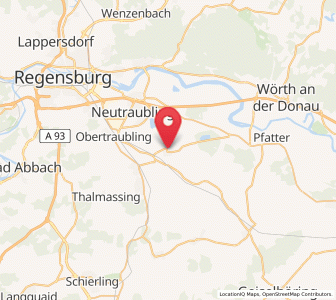Map of Mintraching, Bavaria