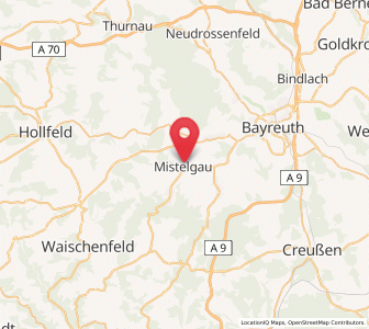 Map of Mistelgau, Bavaria