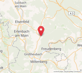 Map of Mönchberg, Bavaria