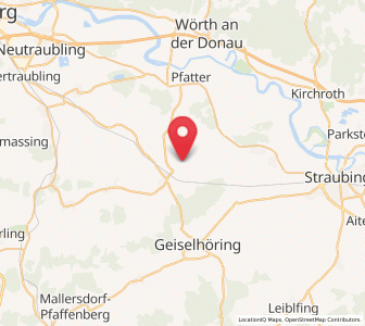 Map of Mötzing, Bavaria