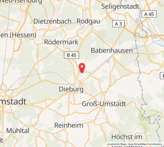 Map of Münster, Hesse