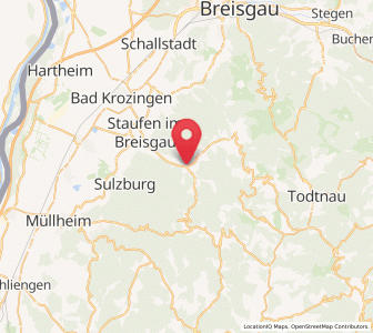 Map of Münstertal, Baden-Wurttemberg