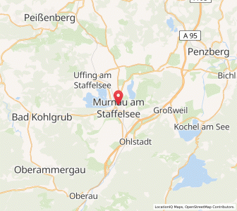 Map of Murnau am Staffelsee, Bavaria