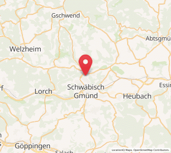 Map of Mutlangen, Baden-Wurttemberg