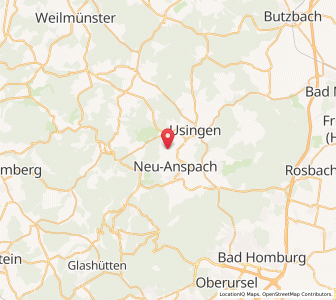 Map of Neu-Anspach, Hesse