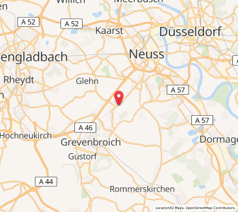 Map of Neubrück, North Rhine-Westphalia