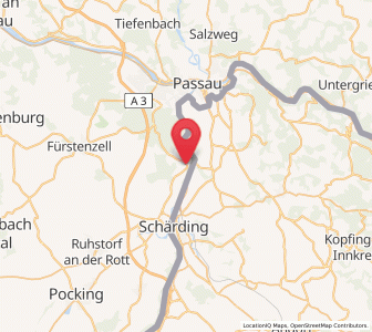 Map of Neuburg am Inn, Bavaria