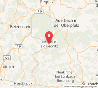 Map of Neuhaus an der Pegnitz, Bavaria
