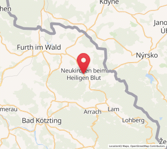Map of Neukirchen beim Heiligen Blut, Bavaria