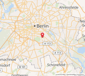 Map of Berlin-Neukölln, Berlin