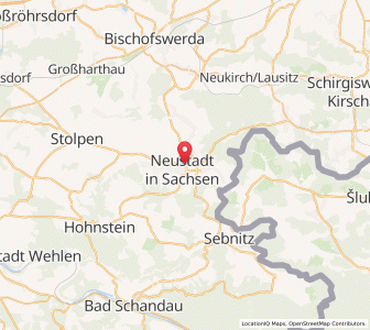 Map of Neustadt i. Sa., Saxony