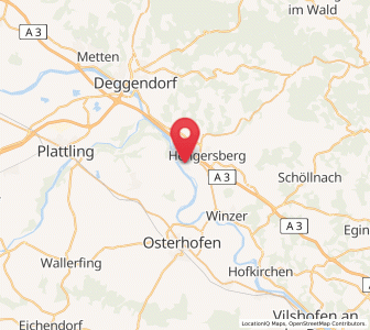 Map of Niederalteich, Bavaria