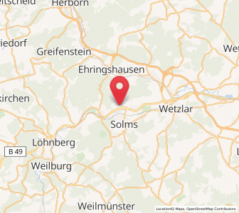 Map of Niederbiel, Hesse