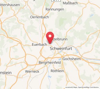 Map of Niederwerrn, Bavaria