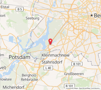 Map of Berlin-Nikolassee, Berlin