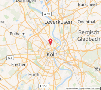 Map of Nippes, North Rhine-Westphalia