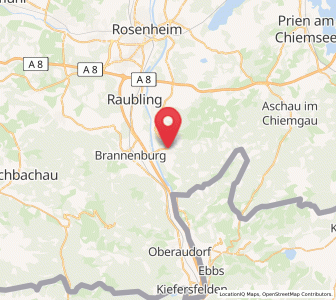 Map of Nußdorf a. Inn, Bavaria
