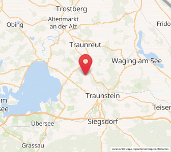 Map of Nußdorf (Chiemgau), Bavaria