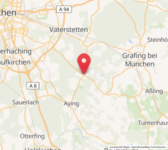 Map of Oberpframmern, Bavaria