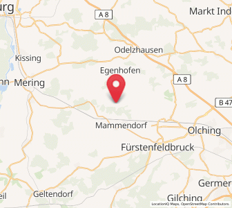 Map of Oberschweinbach, Bavaria