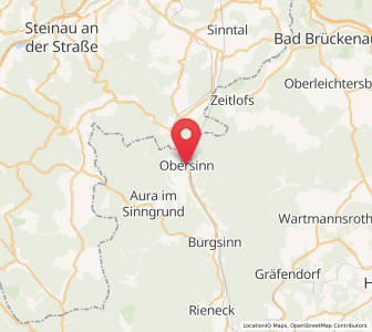 Map of Obersinn, Bavaria