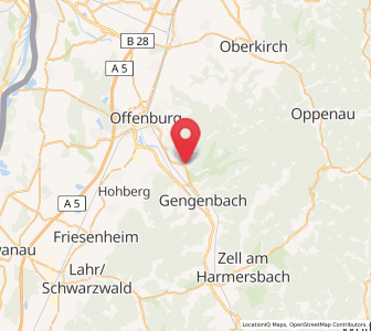 Map of Ohlsbach, Baden-Wurttemberg