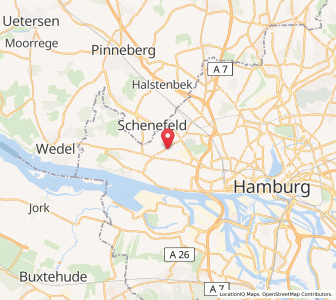 Map of Osdorf, Hamburg