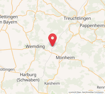 Map of Otting, Bavaria