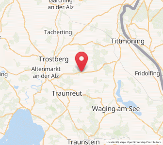 Map of Palling, Bavaria