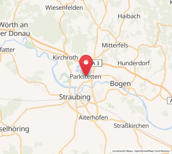 Map of Parkstetten, Bavaria
