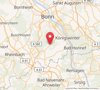 Map of Pech, North Rhine-Westphalia