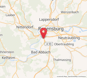 Map of Pentling, Bavaria