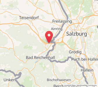 Map of Piding, Bavaria