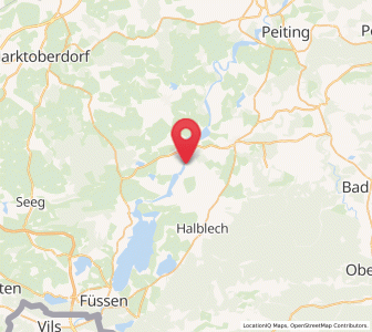Map of Prem, Bavaria