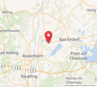 Map of Prutting, Bavaria