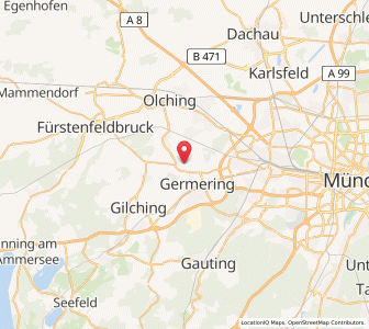 Map of Puchheim, Bavaria